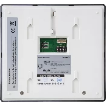 VIDOS DUO M1023B-2 7 collu TFT LCD video durvju telefona monitors, melns