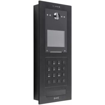 VIDOS IPX S110 āra panelis - IP video durvju stacija ar 2MP kameru, PoE, IP65