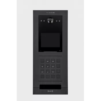 VIDOS IPX S110 āra panelis - IP video durvju stacija ar 2MP kameru, PoE, IP65