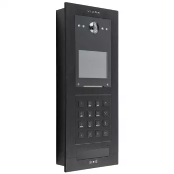 VIDOS S210 2IP video durvju stacija, Full HD 1080p, RFID, Wi-Fi, sudraba/pelēka