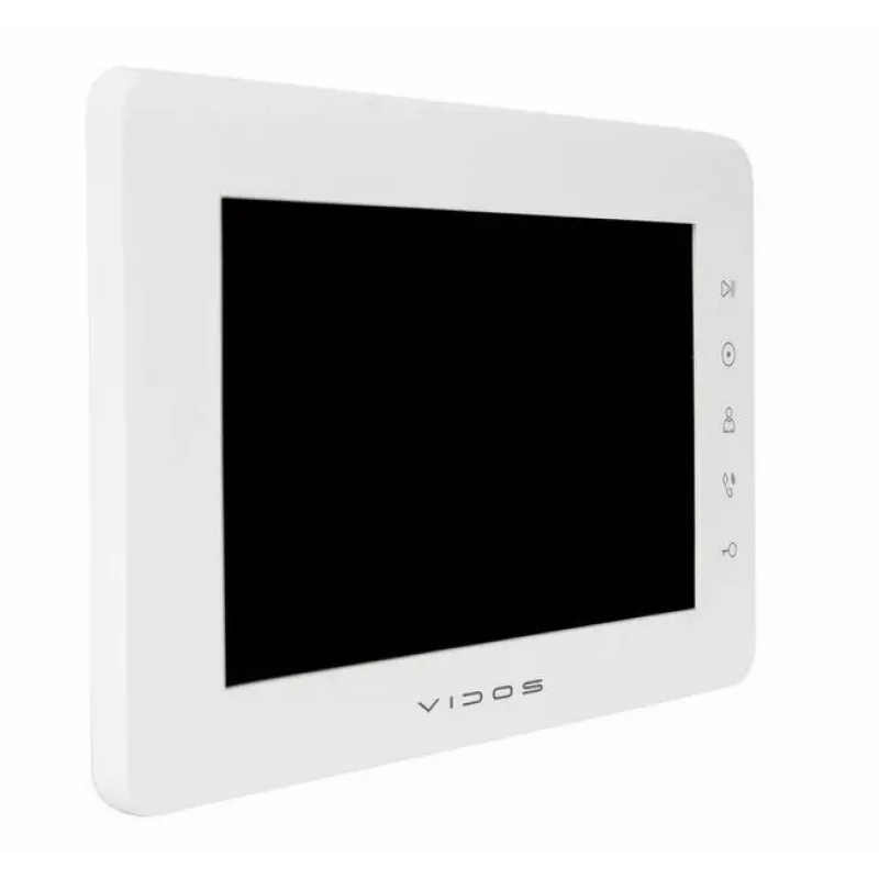 VIDOS X M12W 7 collu Wi-Fi video durvju zvana monitors balts