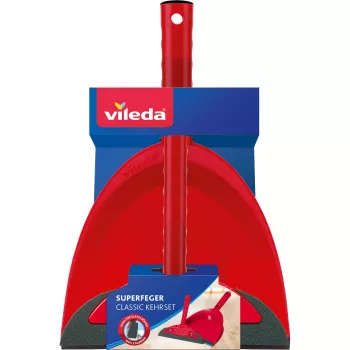 VILEDA Superfeger Classic Broom System + Superfeger Classic Cleaning Set Box