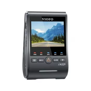 VIOFO A329S 1CH GPS 4K UHD Dash Camera ar Sony STARVIS 2 IMX678, iebūvēts GPS, Wi-Fi, stāvēšanas režīms, 2,4 collu LCD, superkondensators, līdz 512 GB