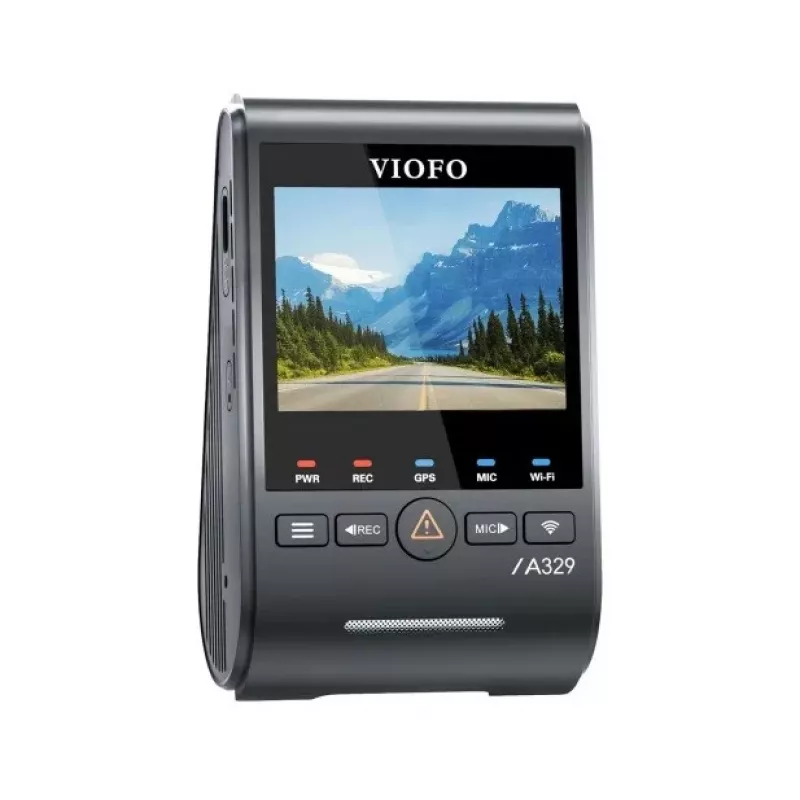 VIOFO A329S 1CH GPS 4K UHD Dash Camera ar Sony STARVIS 2 IMX678, iebūvēts GPS, Wi-Fi, stāvēšanas režīms, 2,4 collu LCD, superkondensators, līdz 512 GB