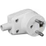 VIPLAST 220-01 Leņķa strāvas spraudnis 16A 250V IP20 Balts