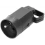 VIPLAST 315-05 Virsapmetuma kontaktligzda ar zemējumu, 2P+Z, 16A, 250V, IP20, melna