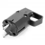 VIPLAST 325-05 Uni-Schuko zemējuma kontaktdakša ar ausi, 16A 250V, IP20, melna