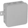 VIPLAST V7 Klik Virsmas Montāžas Tukša Sadales Kārba, 12 Kabeļu Ievadi, Pelēka, IP54, 100x100x41mm