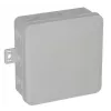 VIPLAST V7 Klik Virsmas Montāžas Tukšā Sadales Kārba, 12 Kabeļu Ieejas, Balta, IP54, 100x100x41mm
