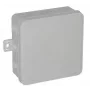 VIPLAST V7 Klik Virsmas Montāžas Tukšā Sadales Kārba, 12 Kabeļu Ieejas, Balta, IP54, 100x100x41mm