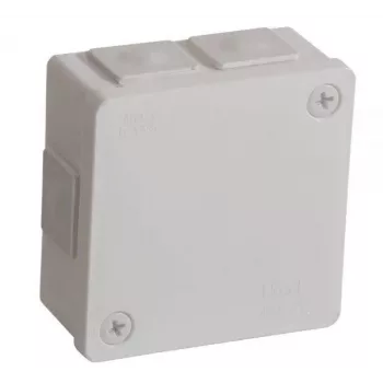 VIPLAST VP-22 Virsmas montāžas sadales kārba ar 6 ieejām IP55 balta 86x86x40mm