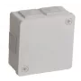VIPLAST VP-22 Virsmas montāžas sadales kārba ar 6 ieejām IP55 balta 86x86x40mm