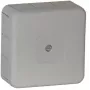 VIPLAST VP-31 Virsmas montāžas sadales kārba, 12 izlaužamās ieejas, pelēka, IP55, 85x85x37mm