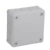 VIPLAST VP-41 Virsmas montāžas tukšā sadales kārba, 12 kabeļu ieejas, pelēka, IP55, 98x98x42mm