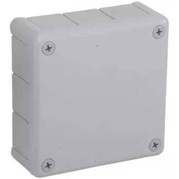 VIPLAST VP-51 Virsmas montāžas sadales kārba, 12 ieejas, pelēka, IP55, 118x118x46 mm