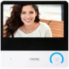 Virone VDP-67 video domofons FullHD 1080p, 7 collu krāsu LCD monitors, RFID lasītājs, Tuya Smart Wi-Fi