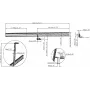 Vision VFM-MNU/P4X55 Lieljaudas videokonstrukcijas stiprinājuma komplekts 4x 50-55 collu LCD displejiem, portreta orientācijā, sienas/sliežu stiprinājums, melns
