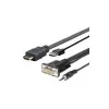VivoLink PRO HDMI+USB un Micro VGA sienas plates komutators (PROHDMIMVGA3)