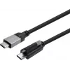 Vivolink USB-C Screw to USB-C kabelis 8m, uzņēmuma testēts, 10Gbps, PD 100W, 4K60 (PROUSBCMMS8)