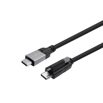 Vivolink USB-C Screw to USB-C kabelis 8m, uzņēmuma testēts, 10Gbps, PD 100W, 4K60 (PROUSBCMMS8)
