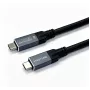 VIVOLINK USB-C uz USB-C kabelis 0.5m 20Gbps 100W PD 4K Video Melns