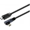 Vivolink USB-C uz USB-C kabelis leņķveida profesionālai lietošanai (PROUSBCMMS8A)