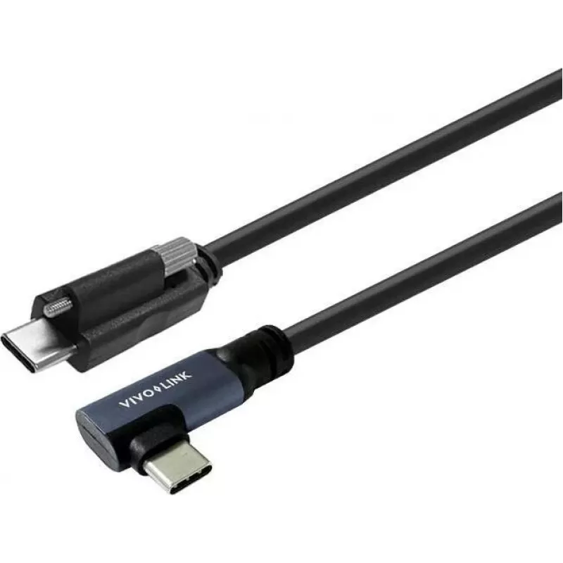 Vivolink USB-C uz USB-C kabelis leņķveida profesionālai lietošanai (PROUSBCMMS8A)