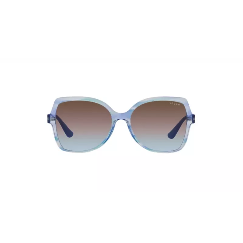 VOGUE VO5488S306048 Sieviešu kaķacs formas saulesbrilles Havana Brūns gradients 56mm