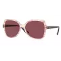 VOGUE VO5488S30625Q Sieviešu tauriņveida saulesbrilles - Caurspīdīgi rozā rāmis, tumši violetas gradienta lēcas, 56 mm
