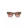 VOGUE VO5557S313614 Sieviešu saulesbrilles - Caurspīdīgi pelēks rāmis, tumši pelēkas lēcas, 54 mm