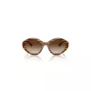 VOGUE VO5576SB15081 Sieviešu kaķacs formas saulesbrilles Havana brūns gradients