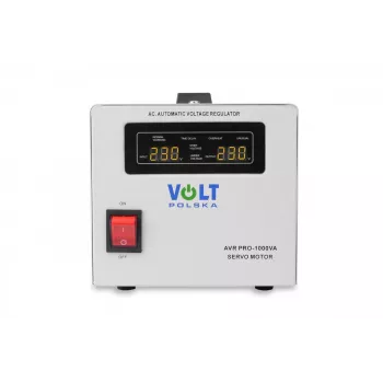 Volt Polska AVR Pro 1000VA servo sprieguma stabilizators ar 3% precizitāti