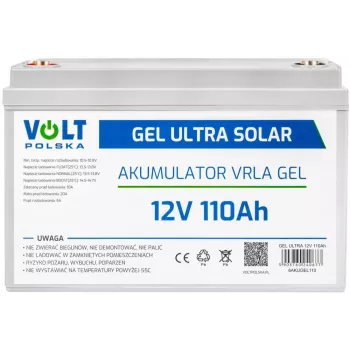 VOLT POLSKA GEL VPRO saules baterija 12V 110Ah
