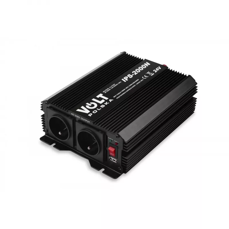 VOLT POLSKA IPS-2000N 24V / 230V 1000/2000W Power Inverter
