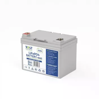 VOLT POLSKA LiFePO4 akumulators 12.8V 33Ah 30A