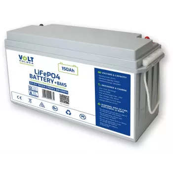 VOLT POLSKA Litija dzelzs fosfāta (LiFePO4) akumulators 25.6V 150Ah 150A