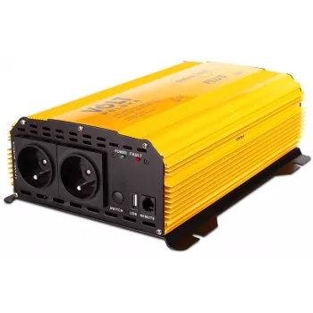 VOLT POLSKA SINUS PLUS 3000 Pure Sine Wave Voltage Converter 24V to 230V 1500W/3000W with Remote Control