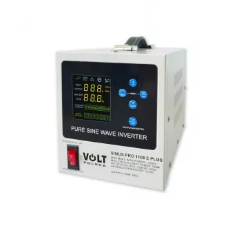 VOLT POLSKA SINUSPRO 1100E PLUS 12/230V Pure Sine Wave Inverter 700W/1100W