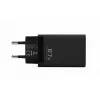 Voltage GaN lādētājs 67W sienas lādētājs, PD 3.0 / QC 3.0, 2x USB-C un 1x USB-A, ES spraudnis, melns
