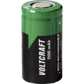 VOLTCRAFT 18350 plakanā augšdaļa Li-Ion akumulators 3,7 V 1100 mAh (VC-17666005)