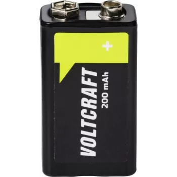 VOLTCRAFT 9 V bloka akumulators NiMH 200 mAh 8,4 V gatavs lietošanai 1 gab. (VC-17665960)