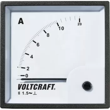 VOLTCRAFT AM-72X72/10A Analogais panelampermetrs 10A AC kustīgā dzelzs