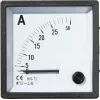 VOLTCRAFT AM-72X72/25A analogais panelmērītājs, kustīgā dzelzs, 0-25 A AC, 72x72 mm, 1.5 klase