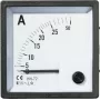 VOLTCRAFT AM-72X72/25A analogais panelmērītājs, kustīgā dzelzs, 0-25 A AC, 72x72 mm, 1.5 klase