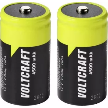 VOLTCRAFT Baby (C) NiMH akumulatora baterija 4500 mAh 1,2 V gatava lietošanai, 2 gab. VC-17275485