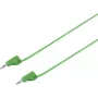 VOLTCRAFT Ļoti elastīgs mērīšanas vads 2 mm lamelas kontaktdakša uz 2 mm lamelas kontaktdakšu 0,3 m zaļš MSB-200 2,2 A (VC-8557705)