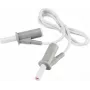 VOLTCRAFT Ļoti elastīgs drošības mērīšanas vads [4 mm lamelas spraudnis - 4 mm lamelas spraudnis] 0,75 m balts MSB-501 10 A (VC-8063515)