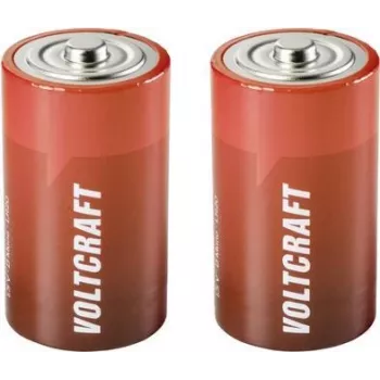 VOLTCRAFT LR20 Mono D sārma baterija 18000 mAh 1,5 V 2 gab. iepakojums (VC-12941365)