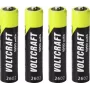 VOLTCRAFT Micro (AAA) NiMH akumulatori 1050 mAh 1,2 V gatavi lietošanai, 4 gab. (VC-17275425)