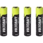 VOLTCRAFT Micro (AAA) NiMH akumulatoru baterijas 550 mAh 1,2 V gatavas lietošanai, 4 gab. iepakojumā (VC-17275405)